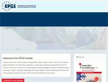 Tablet Screenshot of epgs.nl